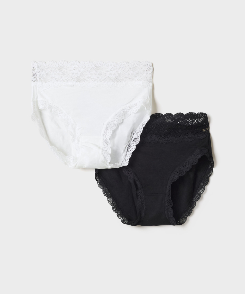 [2PACK] [COMFORT] Modal Lace Panty (RE)_SPWPG49A03