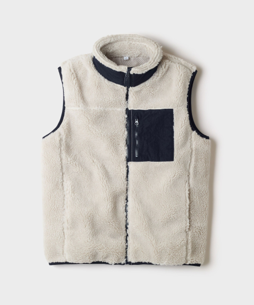 Dumble Woven Color-Block Vest_SPFZG4TC05