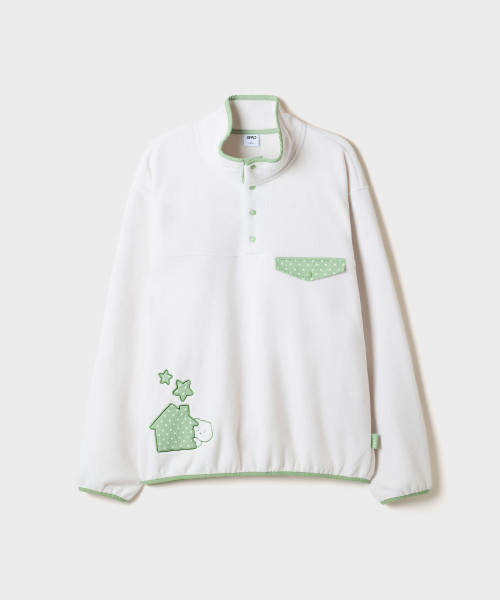 MANGGEUREOJIN GOM Fleece Half-Zip (Ivory)_SPFZG4TU03