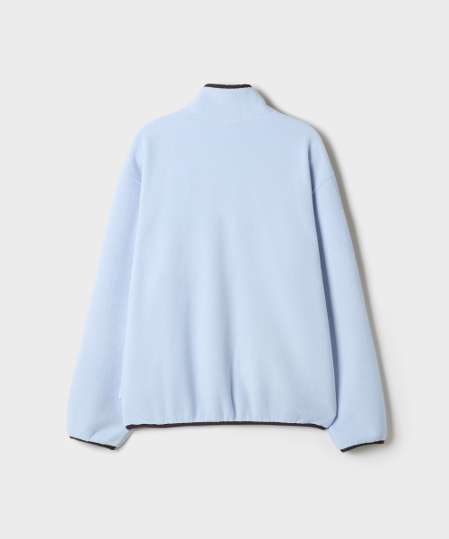[MANGGEUREOJIN GOM] Fleece Half-Zip (Blue)_SPFZG4TU03