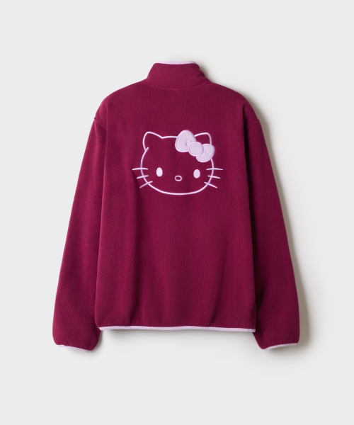 SANRIO CHARACTERS Fleece Half-Zip (Pink)_SPFZG4TU02