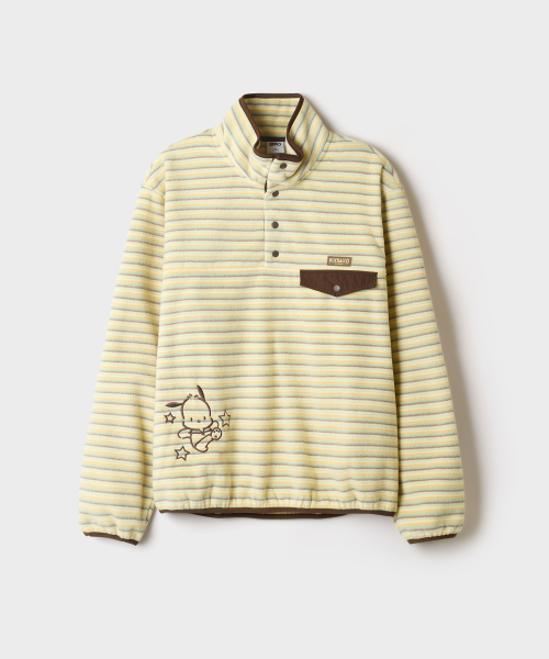 [SANRIO CHARACTERS] Fleece Half-Zip (Beige)_SPFZG4TU02
