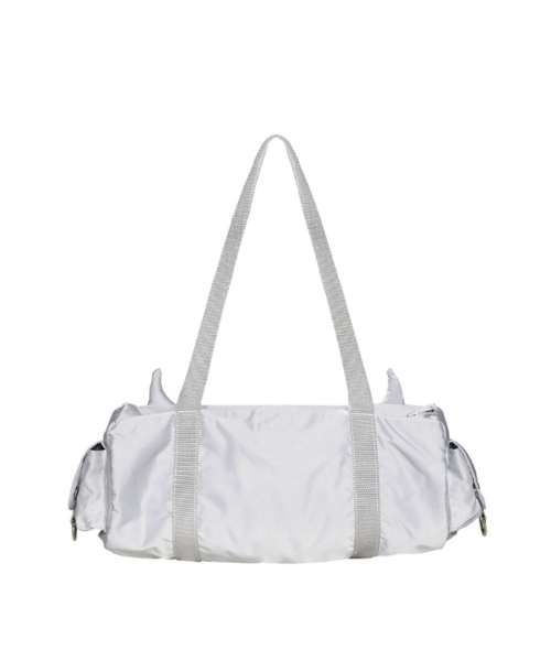 Devil round boston bag _ Grey