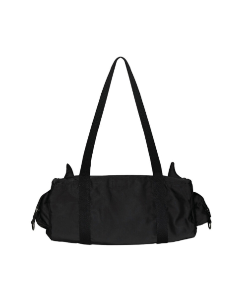 Devil round boston bag _ Black