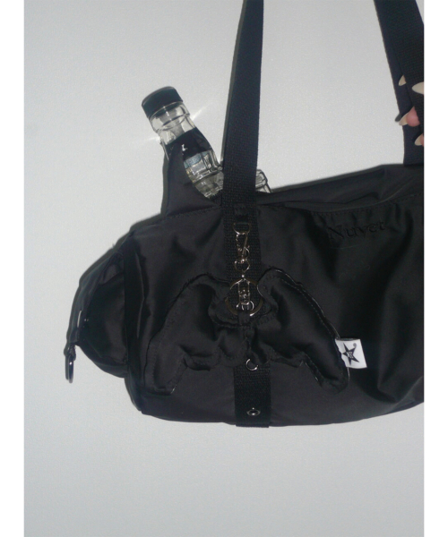 Devil round boston bag _ Black