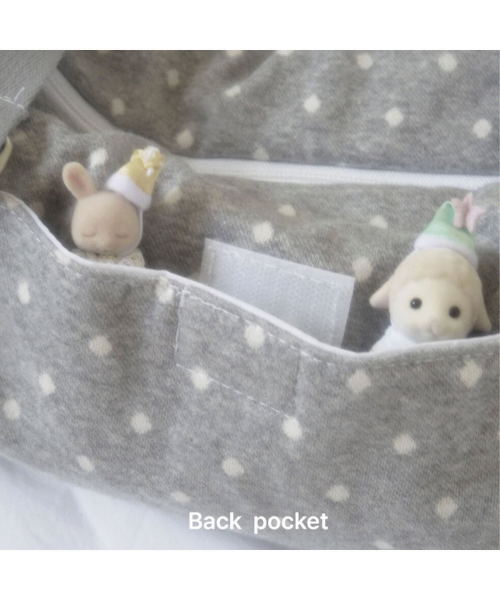 Bunny Ribbon Boston Bag _ Grey
