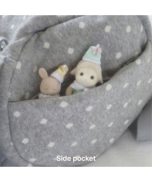 Bunny Ribbon Boston Bag _ Grey