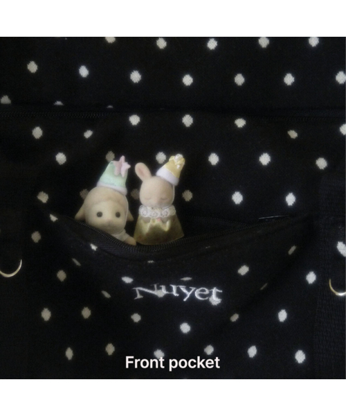 Bunny Ribbon Boston Bag _ Black