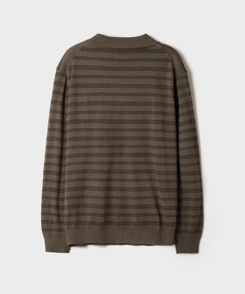 Collared Pinstripe Knit_SPKWG49C03