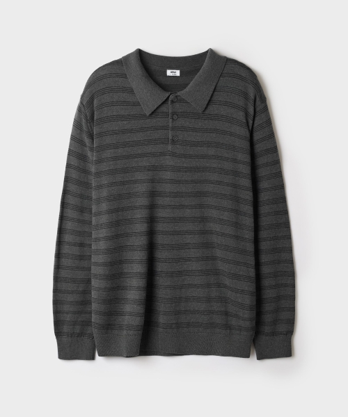 Collared Pinstripe Knit_SPKWG49C03