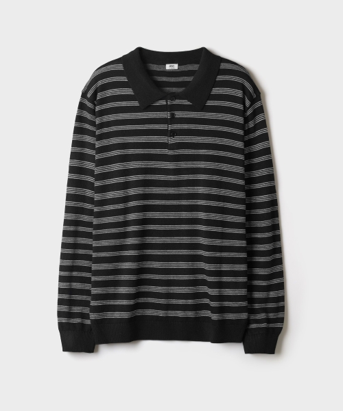 Collared Pinstripe Knit_SPKWG49C03