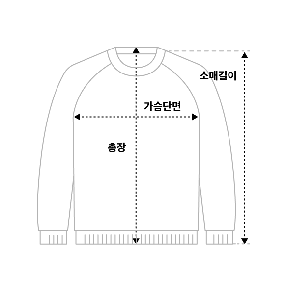 Long sleeve raglan