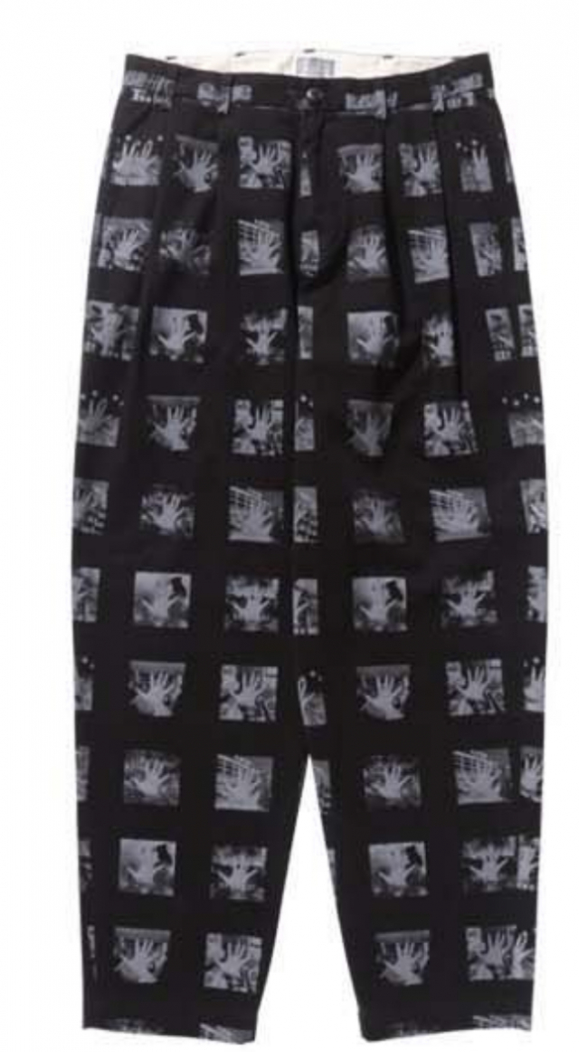 C.E CAVEMPT hand print pants