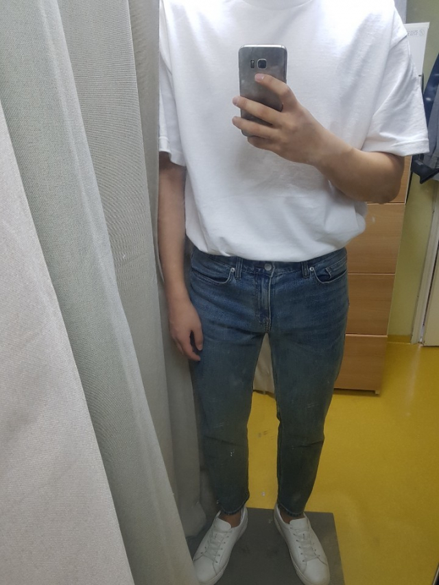 무신사 스탠다드 슬림크롭데님 라이트 인디고 리뷰입니다! | 체험단후기 - 무신사 무신사 스탠다드 슬림크롭데님 라이트 인디고 리뷰입니다! | 체험단후기 - 무신사