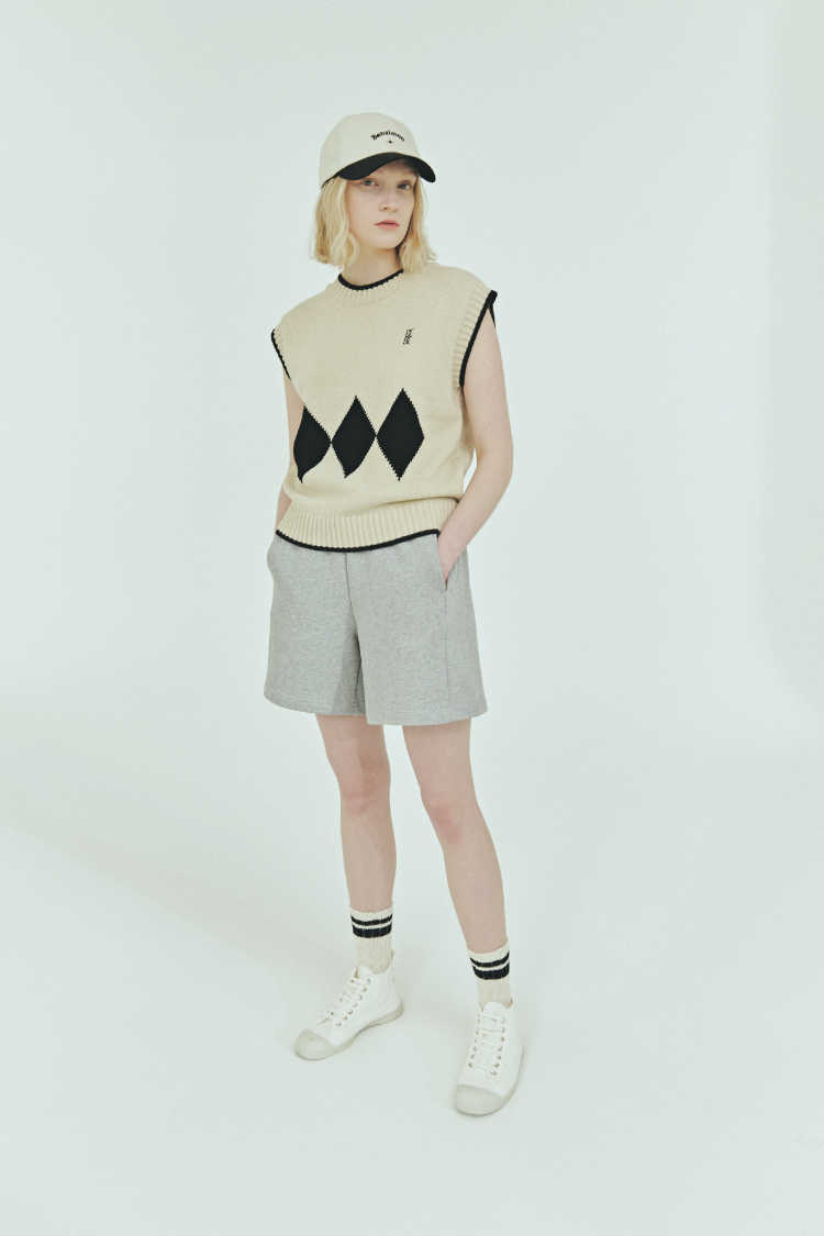 Argyle Knit Vest