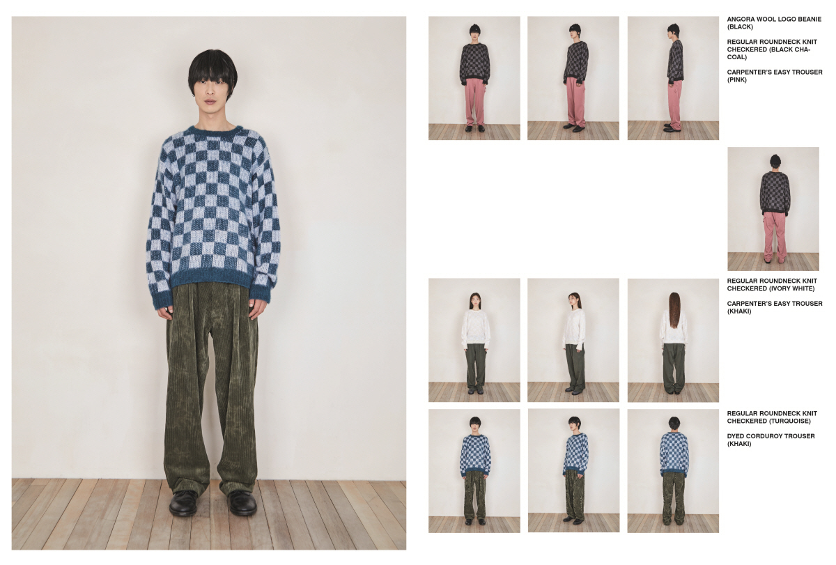 Regular Roundneck Knit Checkered