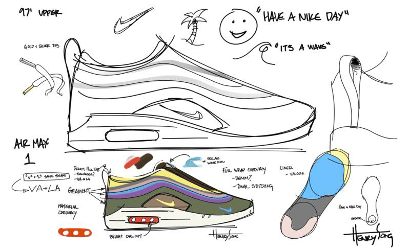 션 워더스푼과 나이키(Nike)가 공개한 에어맥스97/1 디자인 비하인드 스토리 | 무신사