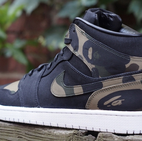 Jordan 1 cheap bape custom