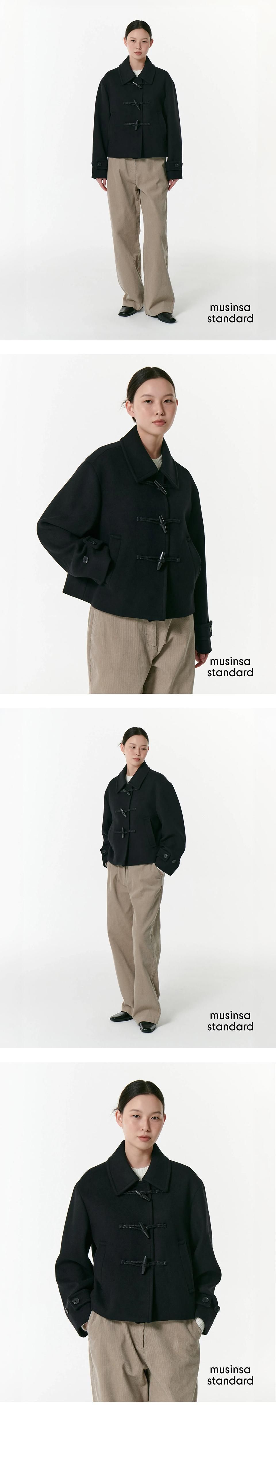MUSINSA | MUSINSA STANDARD WOMAN Women's Wool Blend Duffle Short