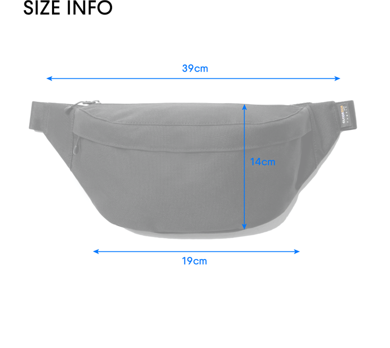 MUSINSA | MUSINSA STANDARD Cordura Waist Bag [Black]