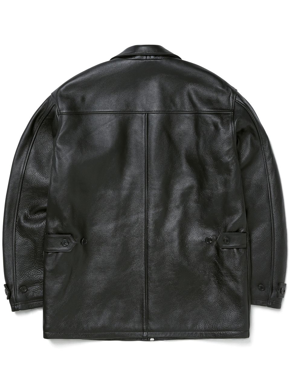 MUSINSA公式 | thisisneverthat Leather Overcoat Black