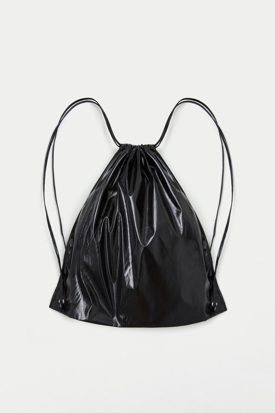 MUSINSA公式 | MATIN KIM STRING COATING BACK PACK IN BLACK