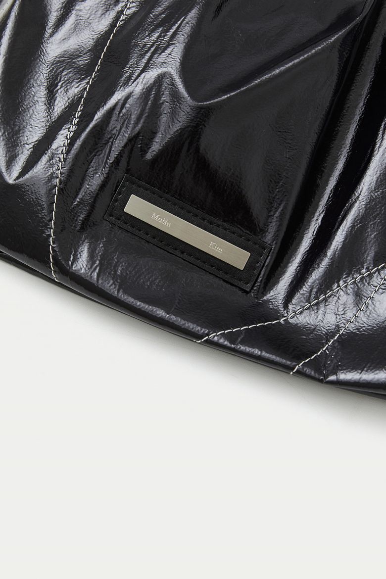 MUSINSA公式 | MATIN KIM STRING COATING BACK PACK IN BLACK