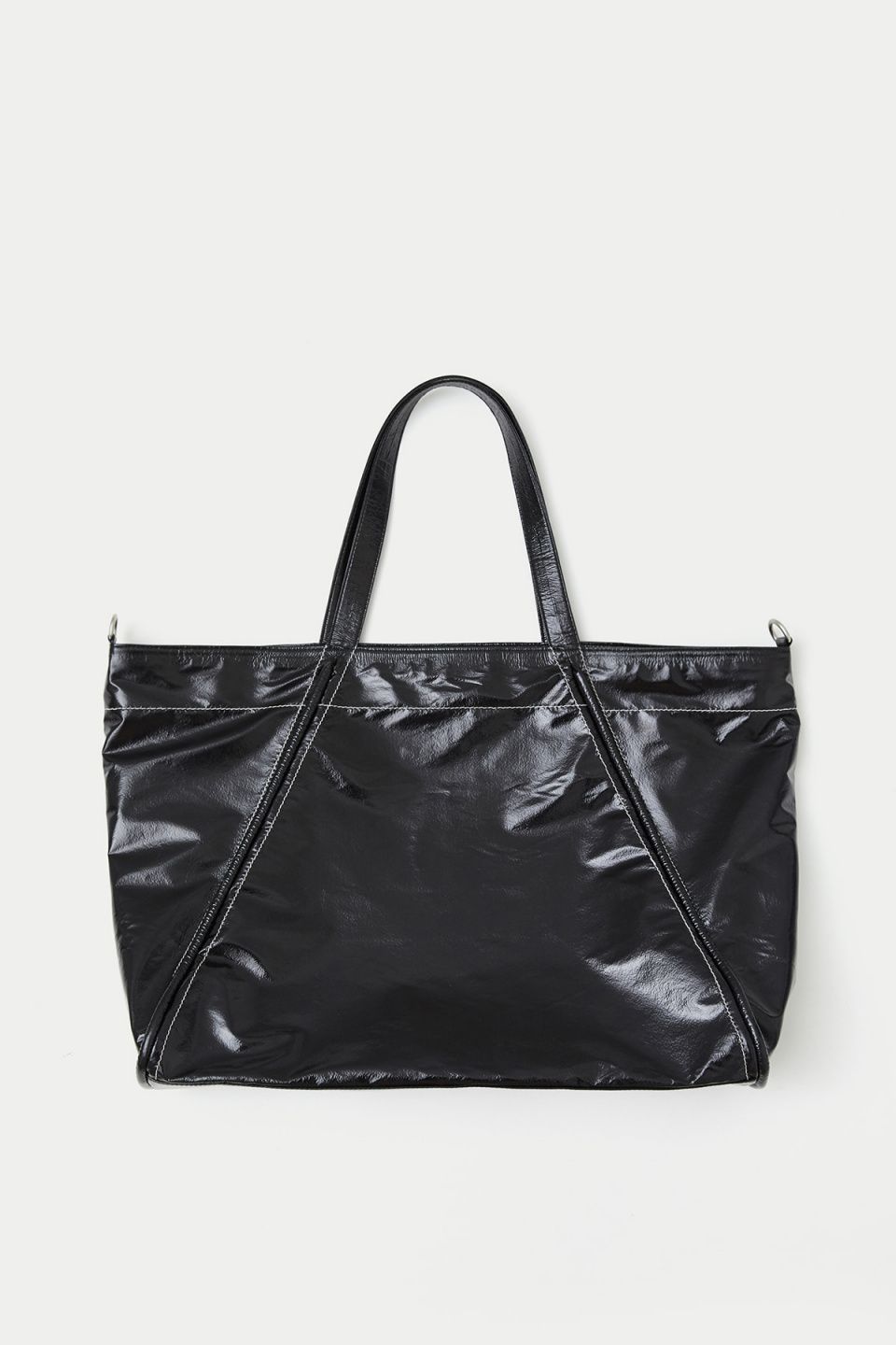 【Matin Kim】FABRIC NEW SHOPPER BAG ブラック MUSINSA公式 | MATIN KIM FABRIC NEW SHOPPER BAG IN BLACK