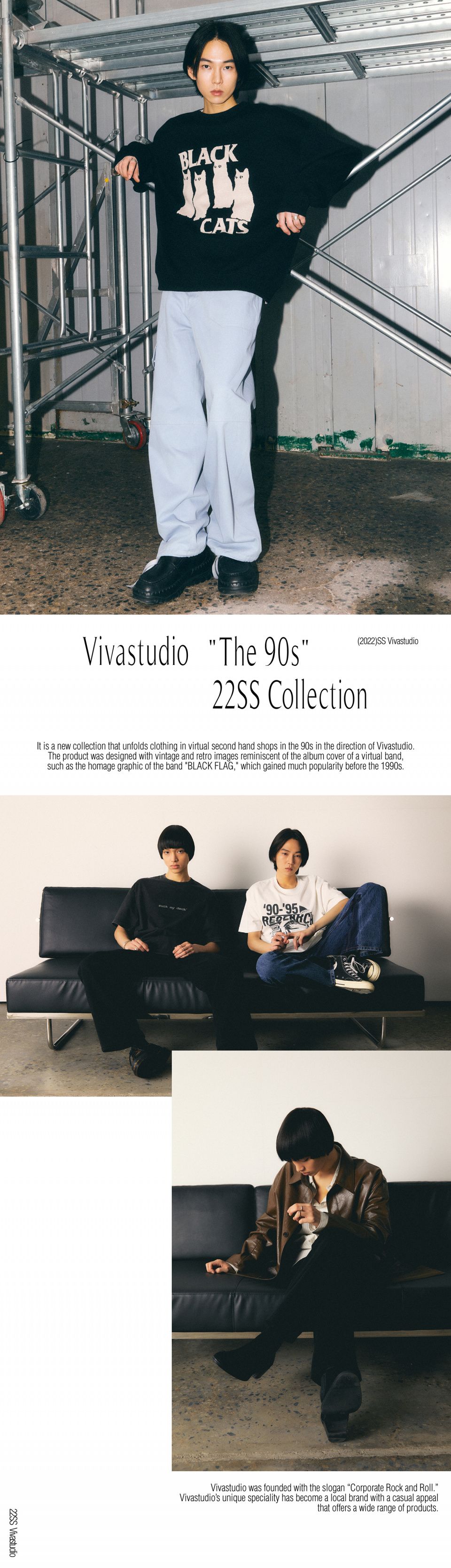 MUSINSA | VIVASTUDIO LOCATION CREWNECK [NAVY]