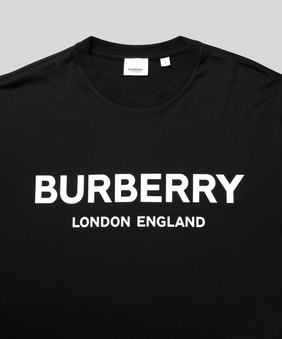 MUSINSA | BURBERRY Men's Logo Print Cotton Short Sleeve T-Shirt