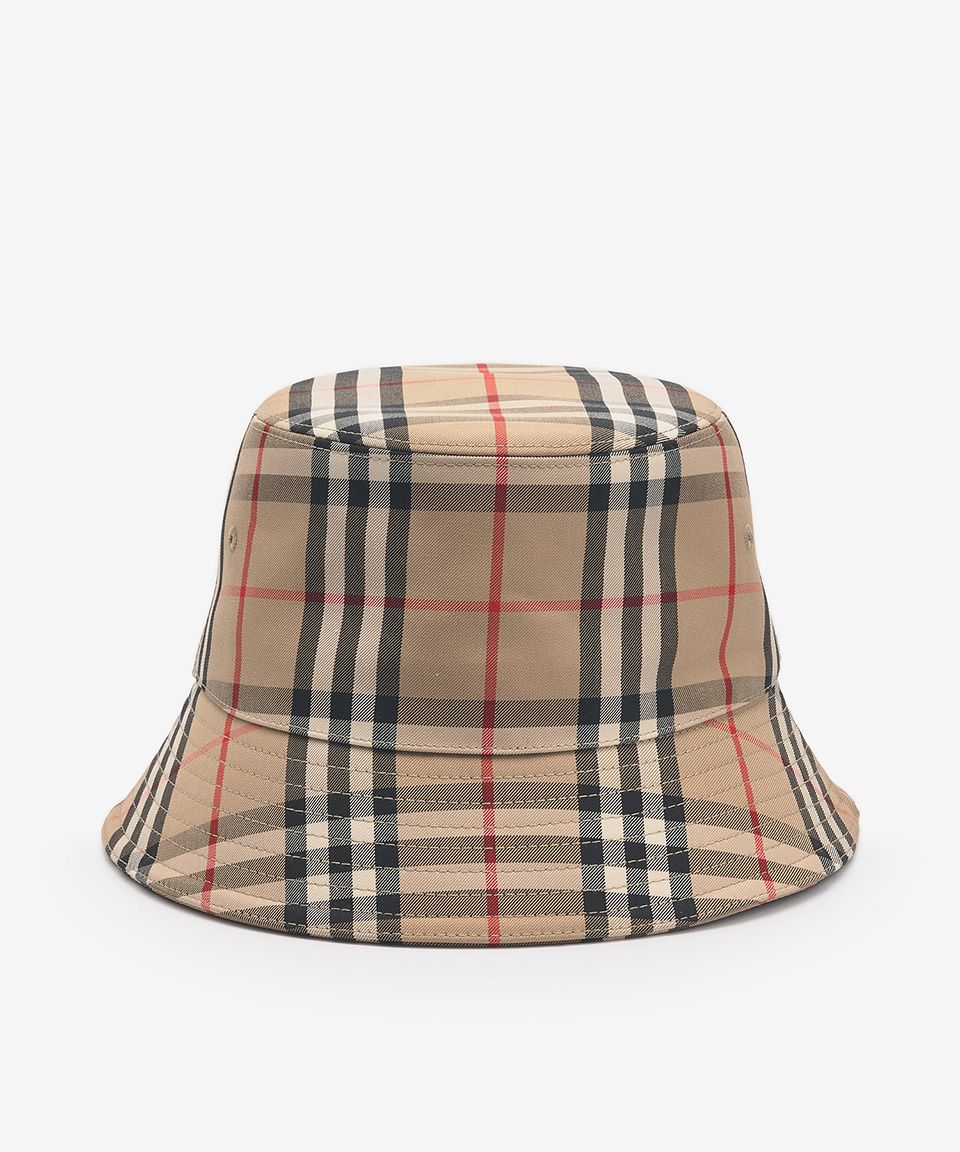 BURBERRY バケットハット Mサイズ ベージュ MUSINSA公式 | BURBERRY 共用ヴィンテージチェックコットンバケット