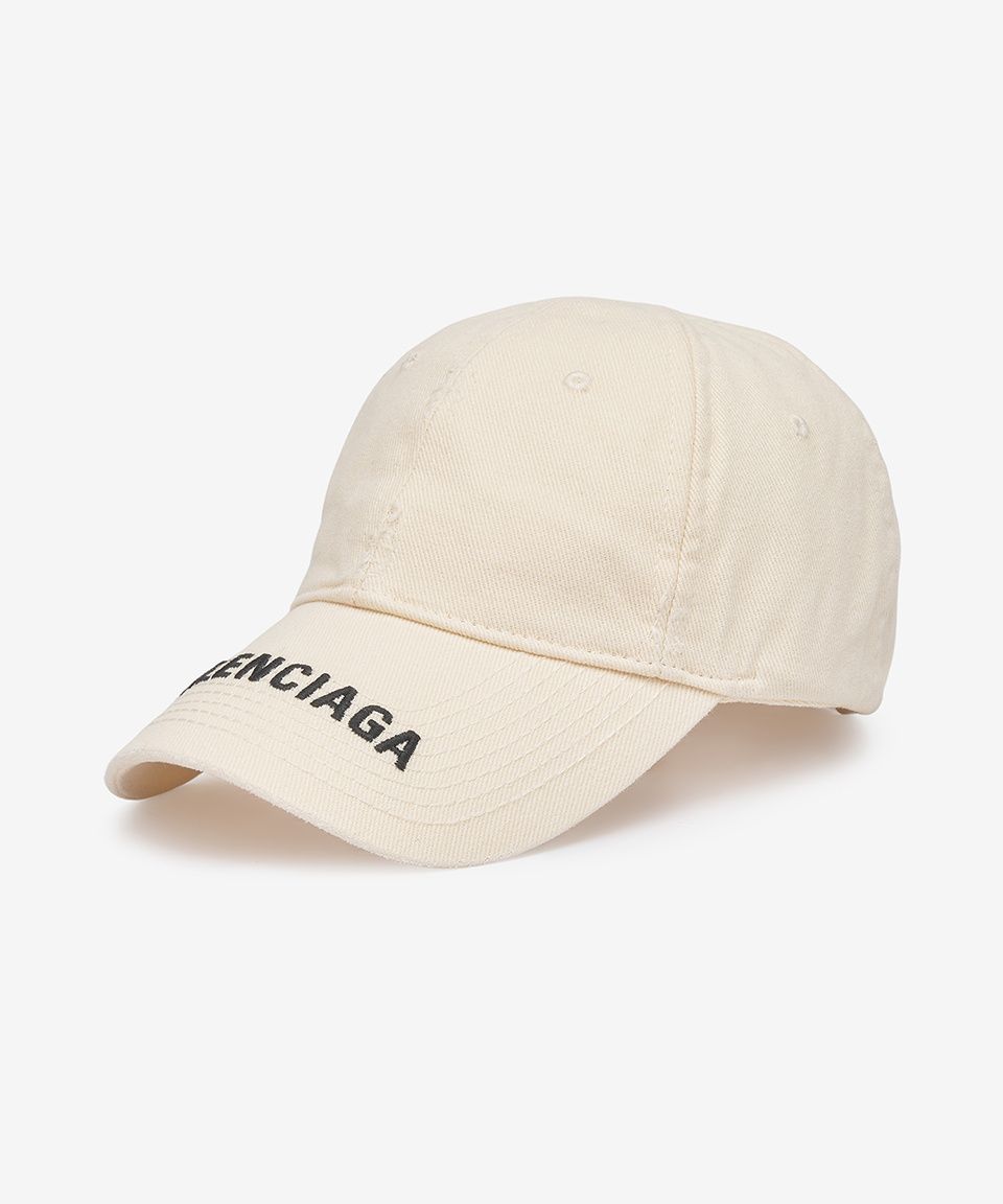 MUSINSA公式 | BALENCIAGA ロゴビジューボールキャップ - ホワイト