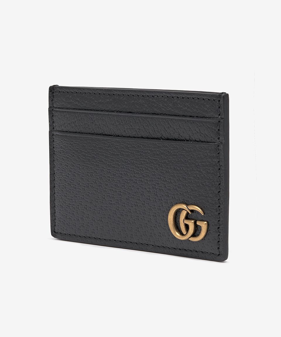MUSINSA | GUCCI GG Marmont Leather Money Clip Wallet - Black