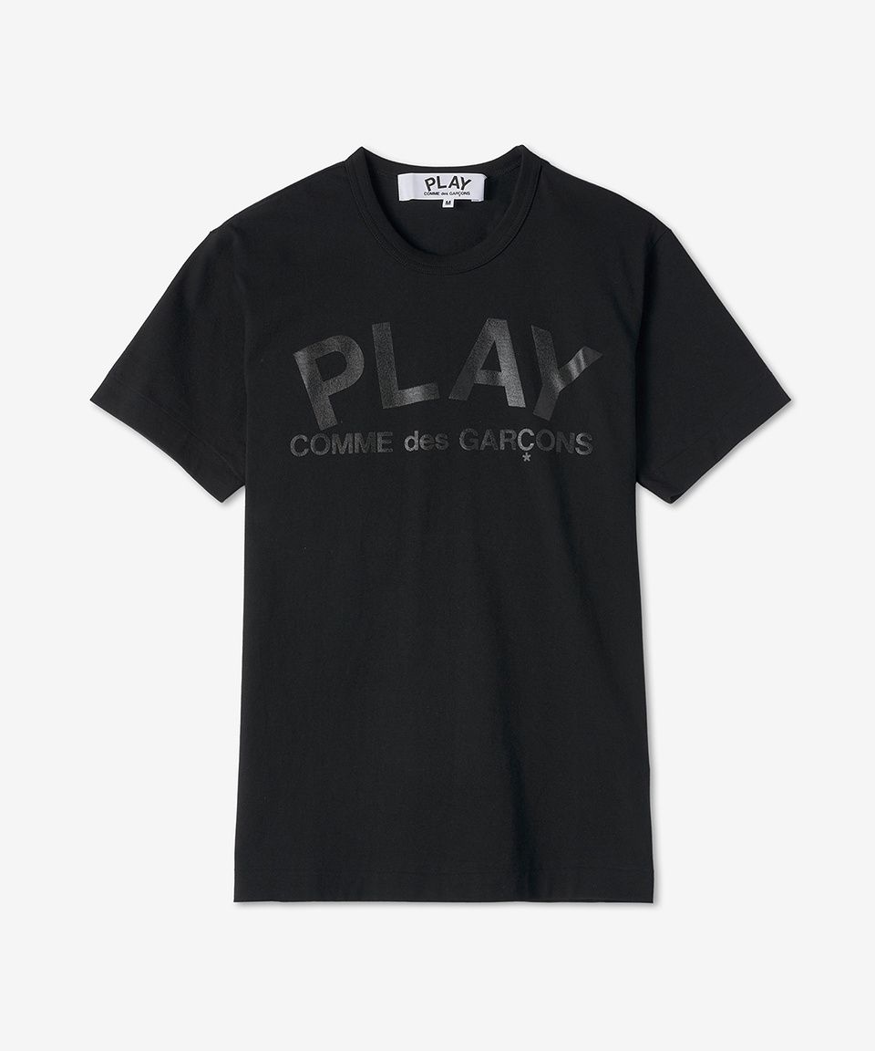MUSINSA公式 | COMME DES GARCONS PLAY ロゴ半袖Tシャツ - ブラック