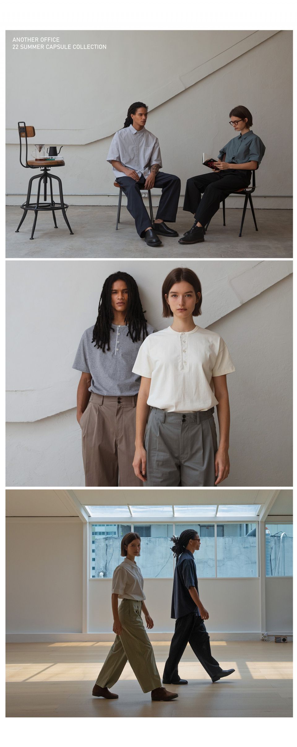 パンツ ANOTHER OFFICE Santiago Garment Pants ANOTHER OFFICE - Santiago Slacks Standard / スラックス