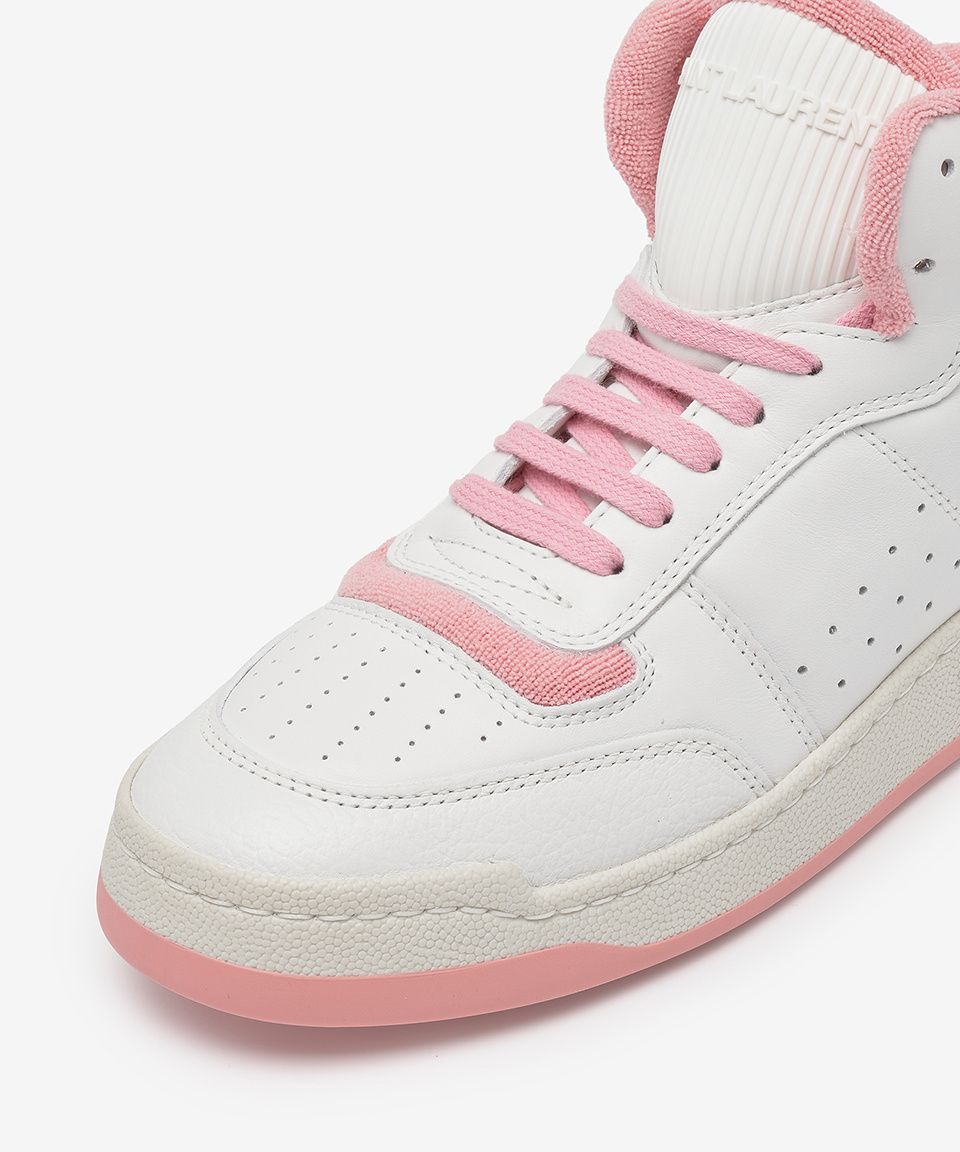 MUSINSA公式 | SAINT LAURENT SL 80 ハイトップスニーカー - ホワイト