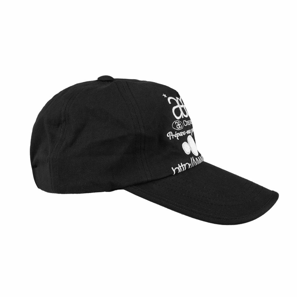 MUSINSA公式 | AEAE WEB LOGO 5PANNEL CAP [BLACK]