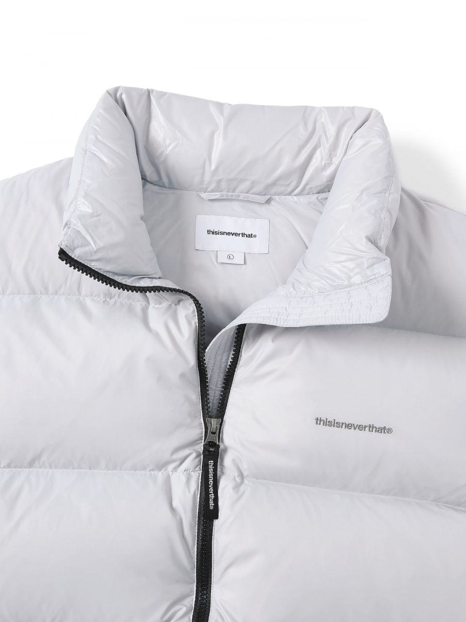MUSINSA公式 | thisisneverthat PERTEX® T ダウンジャケット ライトグレー