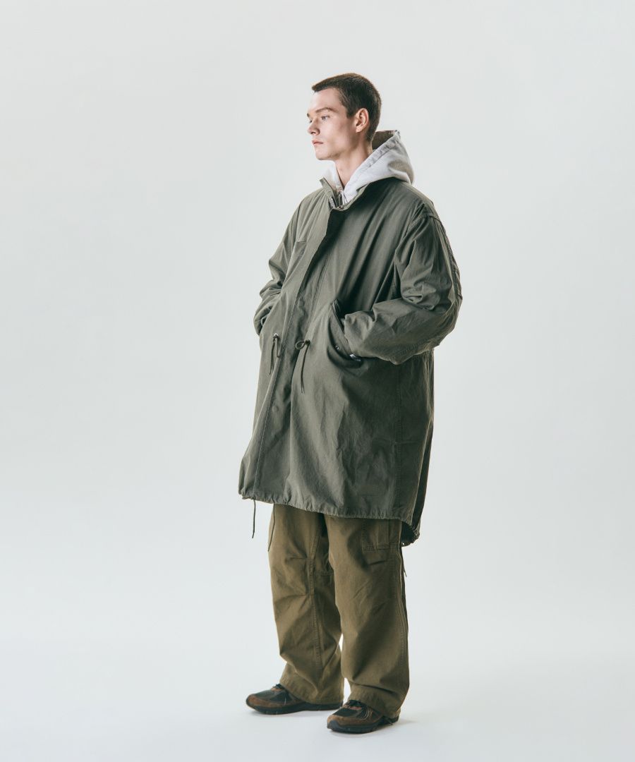 MUSINSA | ESPIONAGE M65 Fishtail Parka Olive