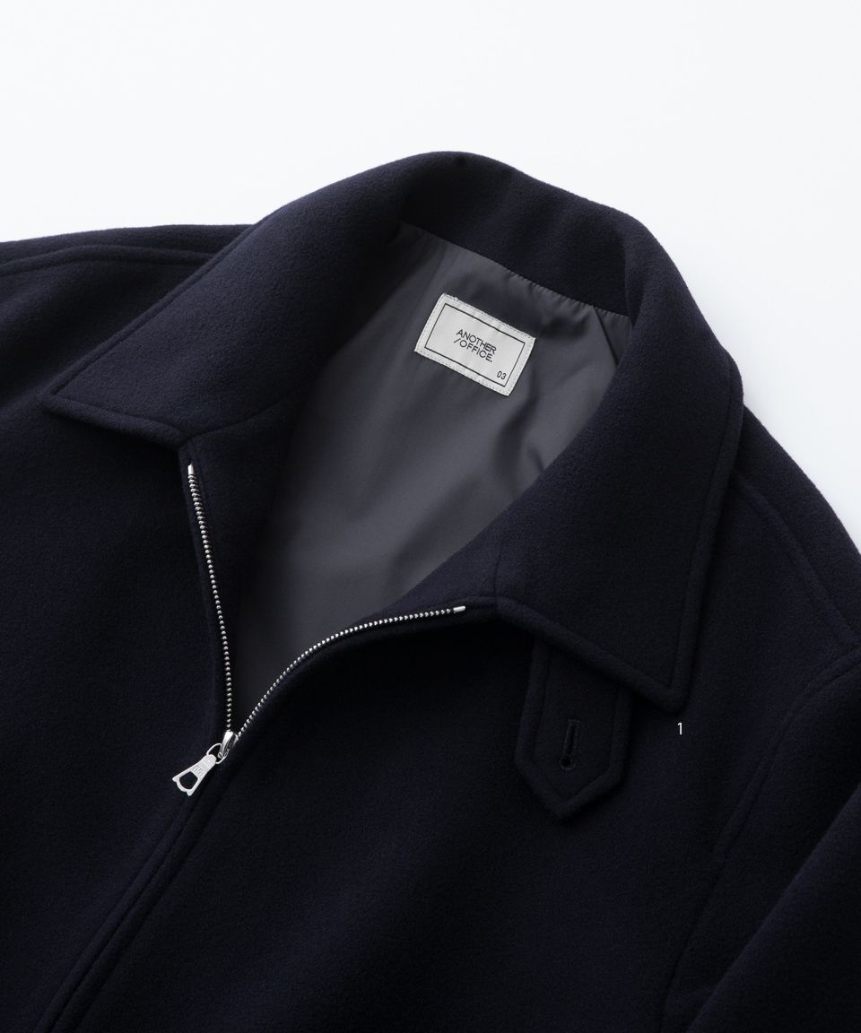 MUSINSA公式 | ANOTHER OFFICE Volume Blouson (Dark Navy)