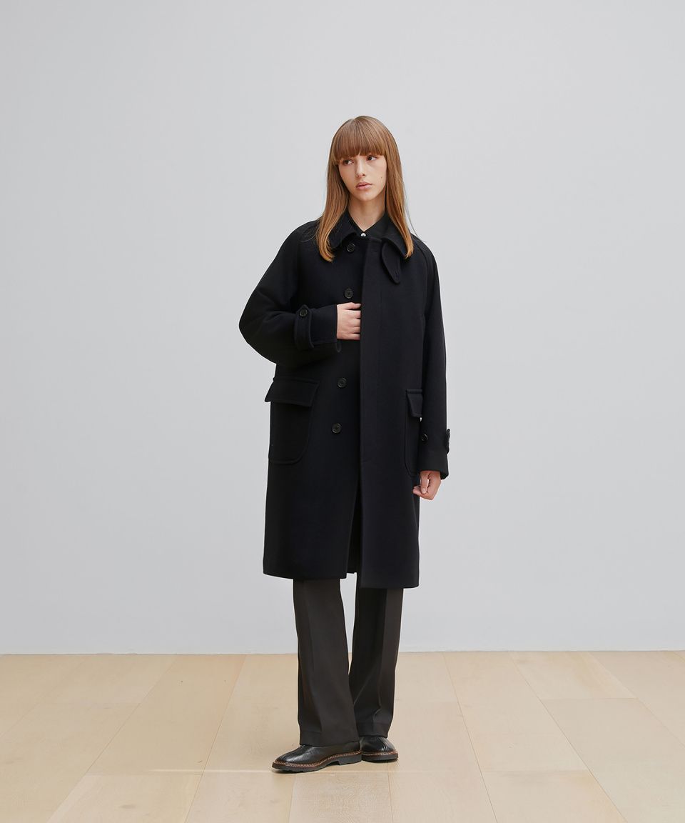 MUSINSA | ANOTHER OFFICE WOMEN Women Voyager Balmacaan Coat