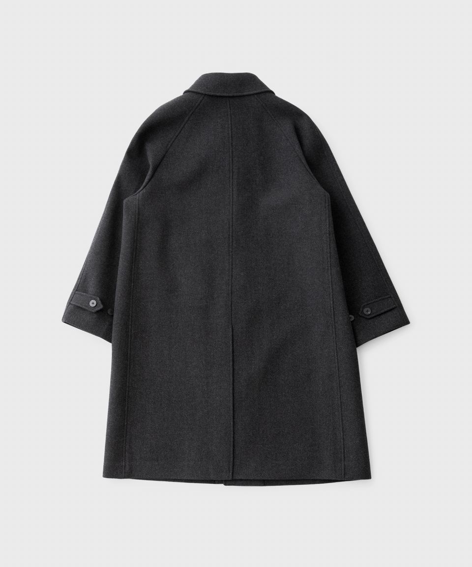 MUSINSA | ANOTHER OFFICE Legacy Cashmere Balmacaan Coat (Heather