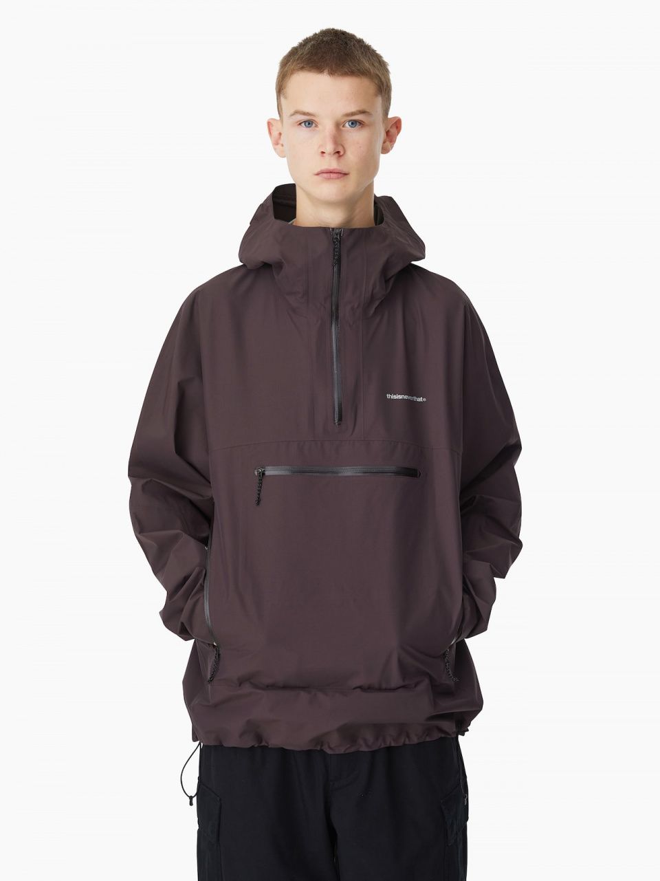 MUSINSA | thisisneverthat GORE-TEX Paclite Pullover Dark Purple