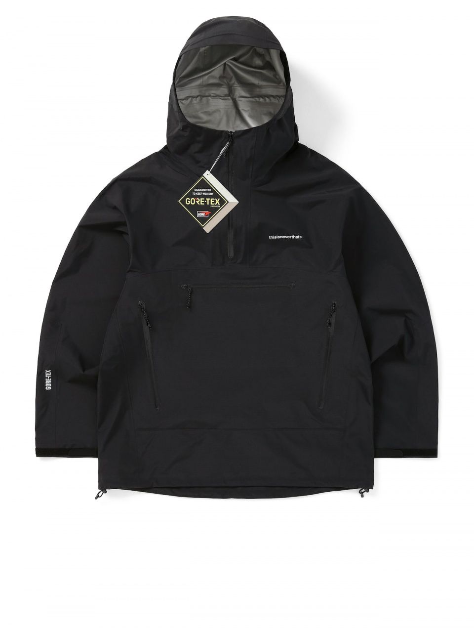 디스이즈네버댓(THISISNEVERTHAT) GORE-TEX Paclite Pullover Black