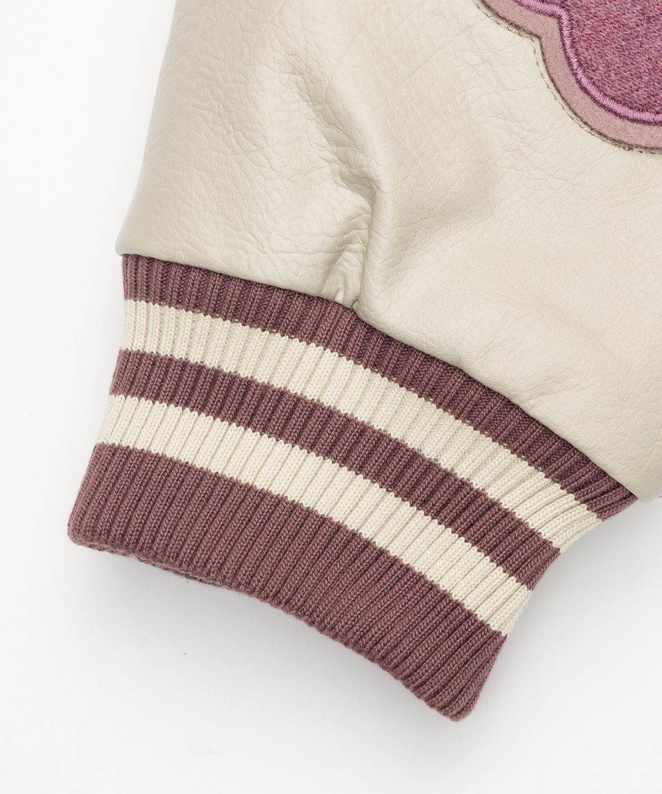 MUSINSA公式 | SUNDAY FRUIT MARKET SUNDAY VARSITY JACKET PINK