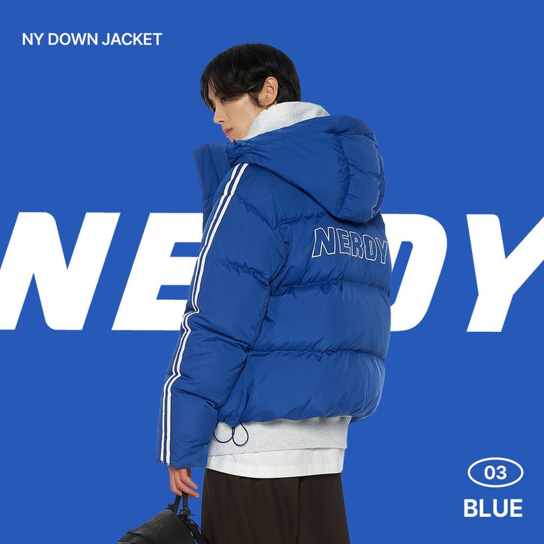 MUSINSA | NDY NY Down Jacket Blue