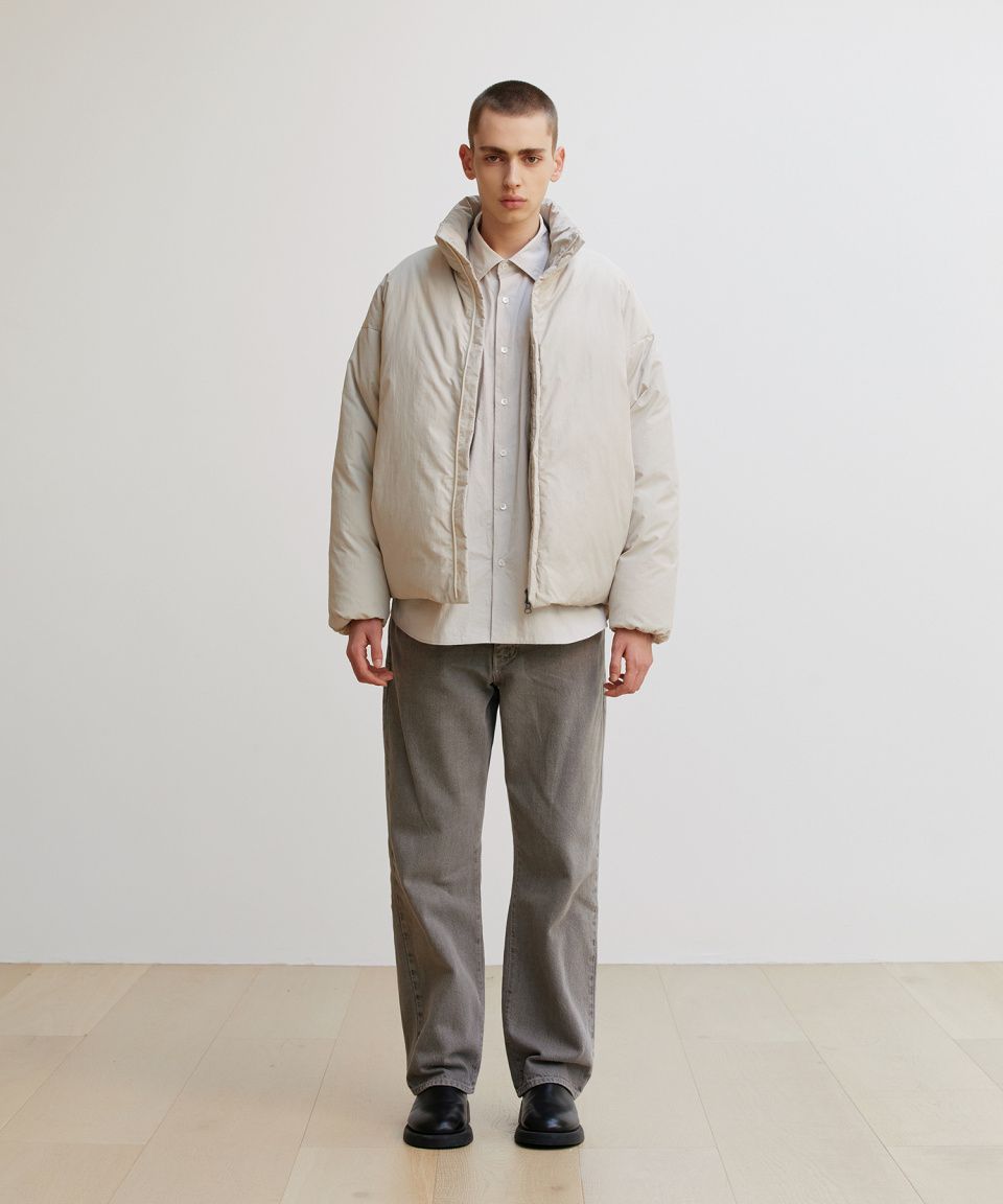 MUSINSA公式 | ANOTHER OFFICE Snowman Down Jacket (Almond Milk)