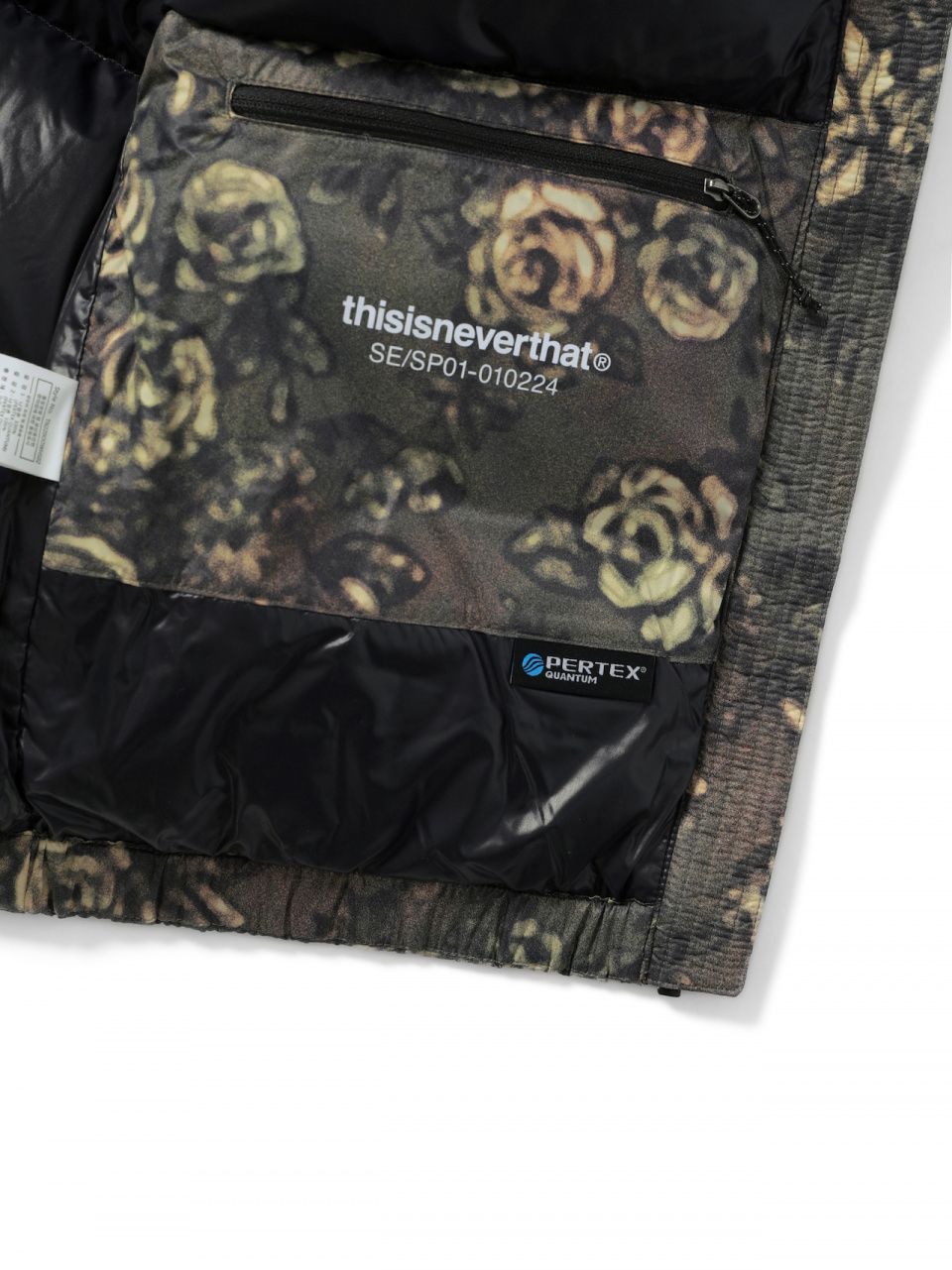 MUSINSA公式 | thisisneverthat PERTEX® T ダウンジャケット フラワー