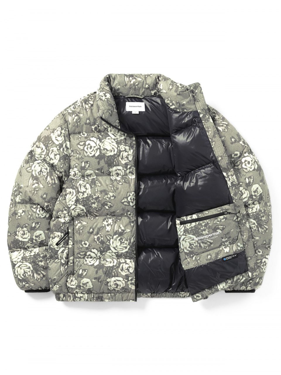 MUSINSA公式 | thisisneverthat PERTEX® T ダウンジャケット フラワー