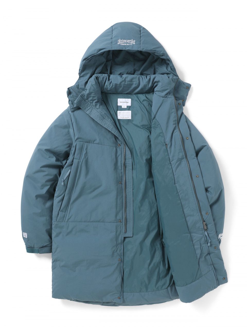 MUSINSA公式 | thisisneverthat Monster Down Parka Blue
